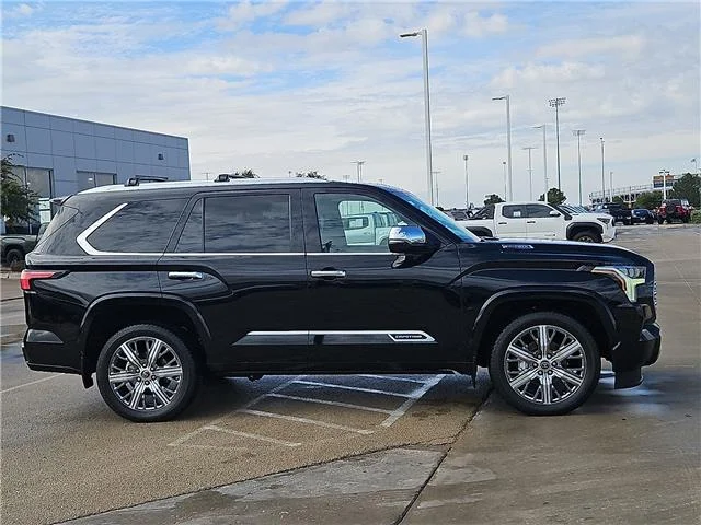 Used 2024 Midnight Black Metallic Toyota Capstone (A10) 4x4 image 4
