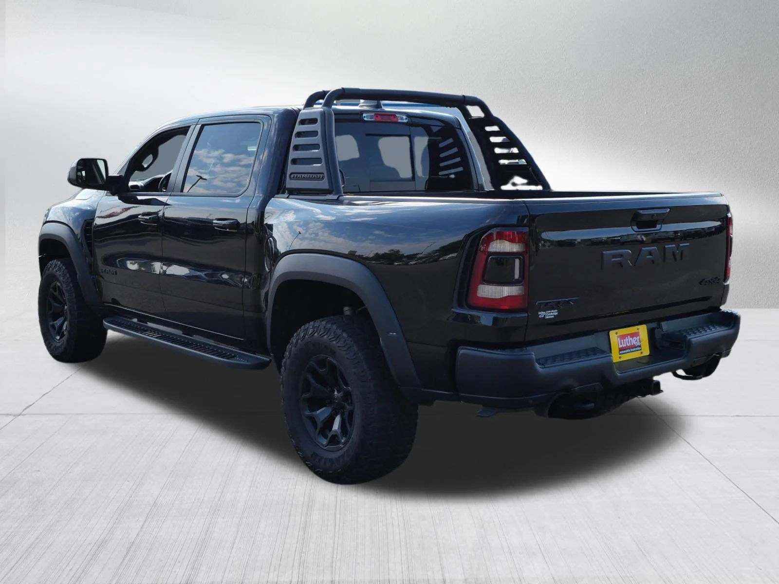 Used 2022 Diamond Black Crystal Pearlcoat Ram TRX image 5