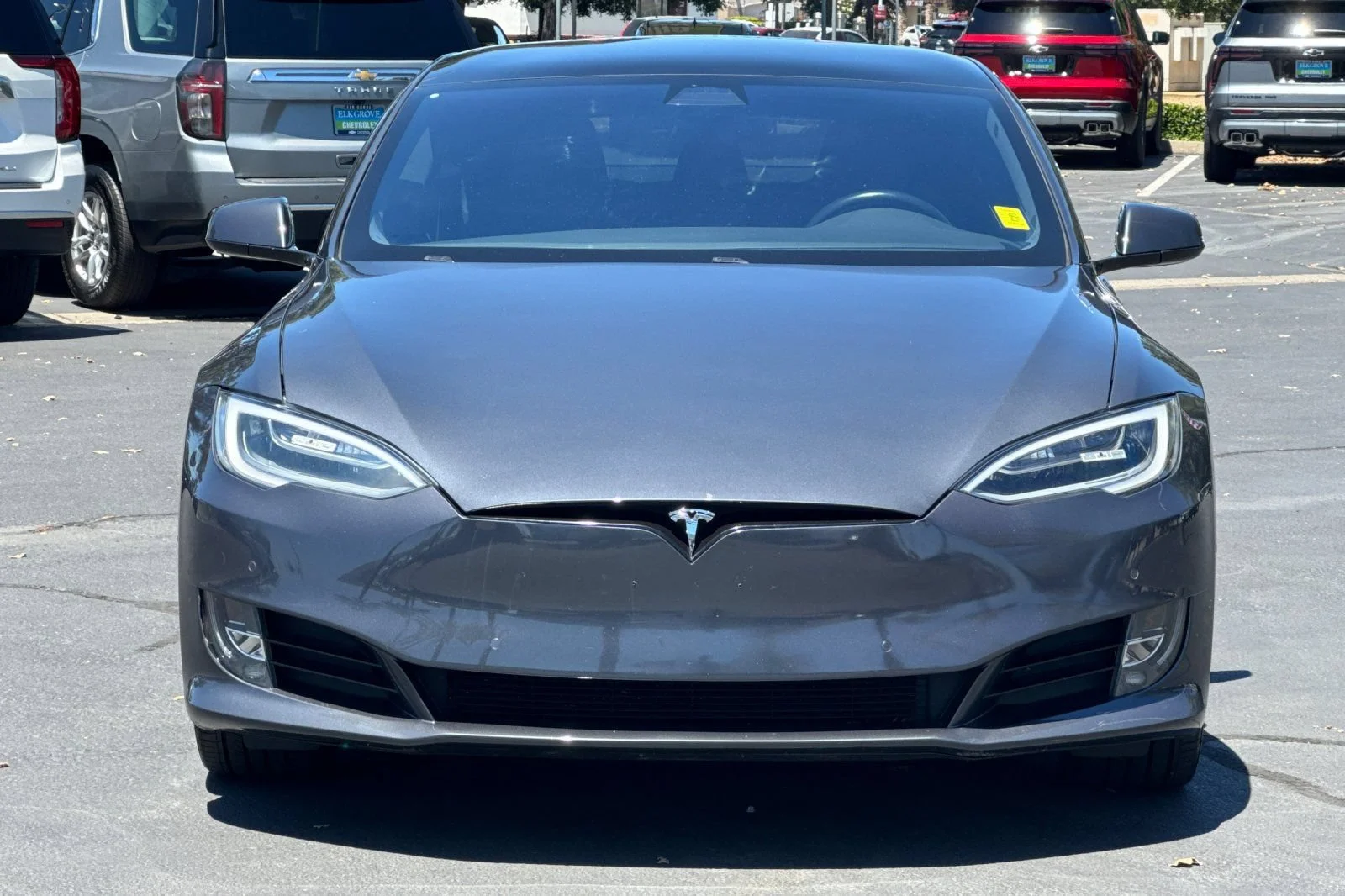 Used 2019 Gray Tesla 75D image 8
