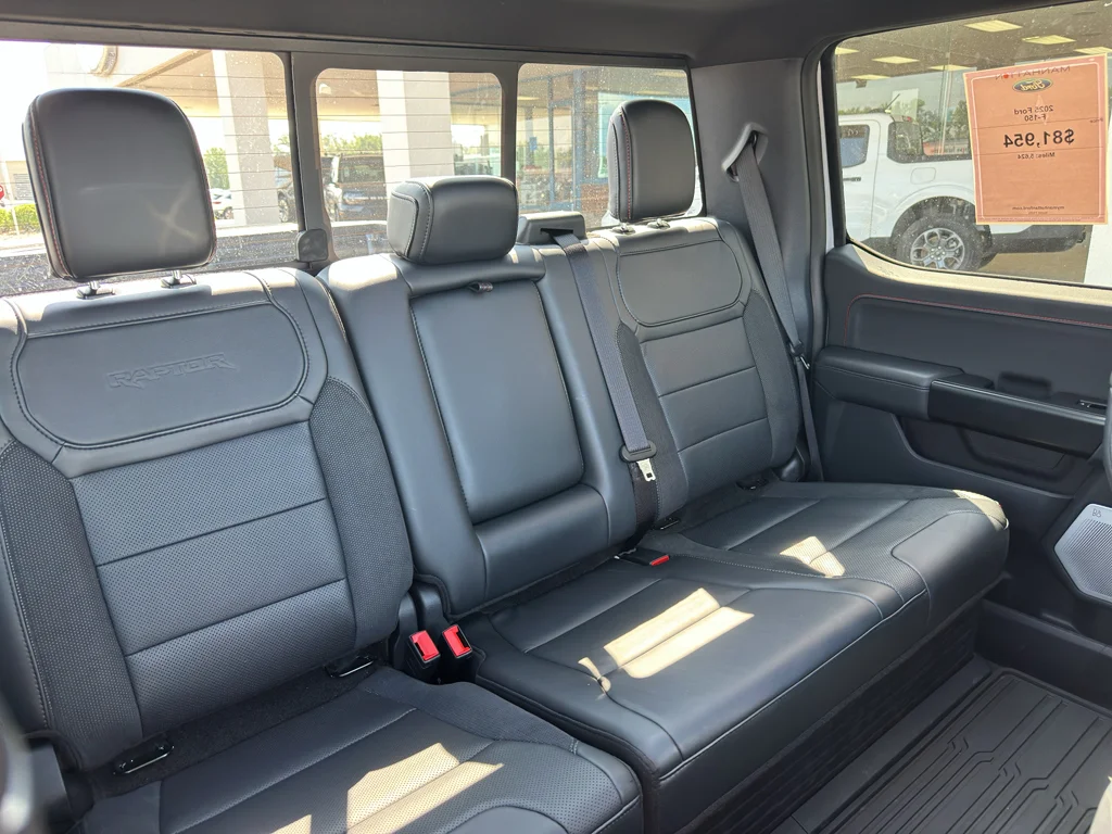 Used 2025 Space White Metallic Ford Raptor image 40