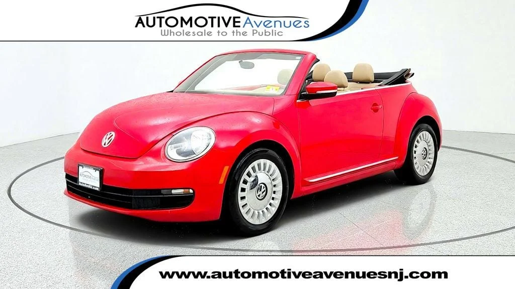 Used 2014 Tornado Red/Beige Roof Volkswagen 2dr Automatic 2.5L PZEV *Ltd Avail* image 1