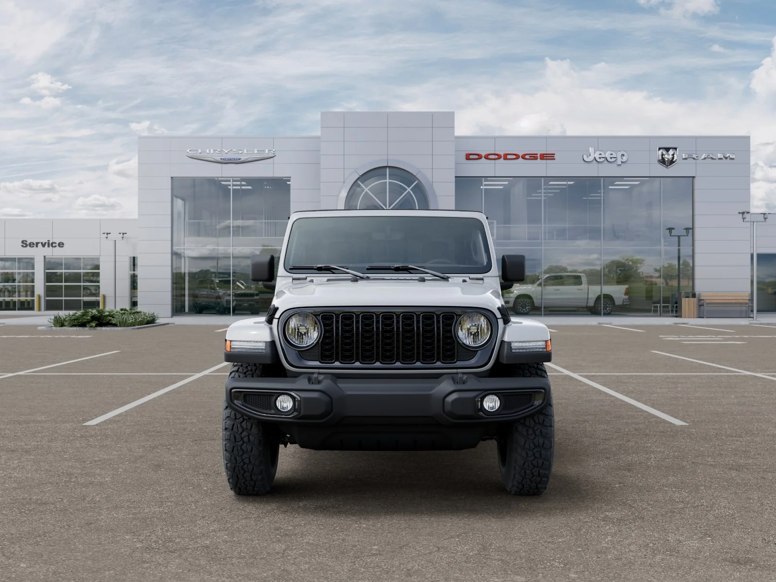 New 2026 Bright White Clear-Coat Exterior Paint Jeep Willys image 36
