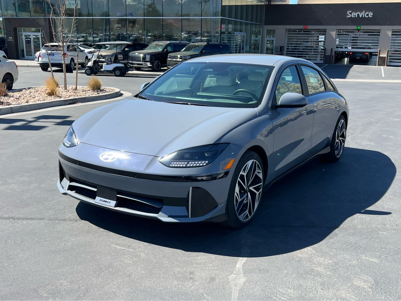 Used 2023 Hyundai IONIQ 6 SEL with VIN KMHM34AC1PA039348 for sale in Logan, UT