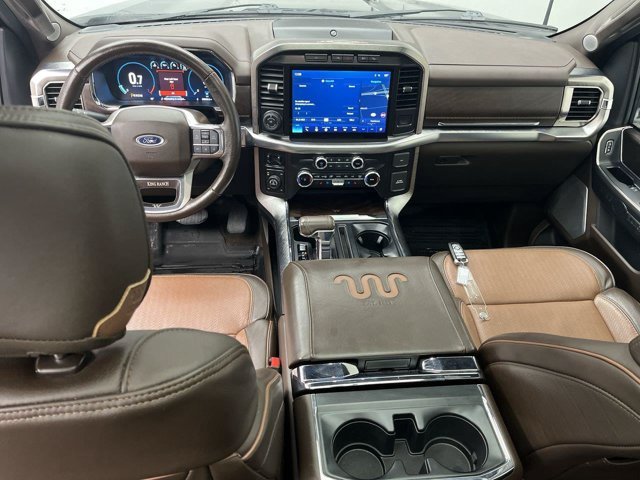 Used 2023 Antimatter Blue Metallic Ford King Ranch image 4