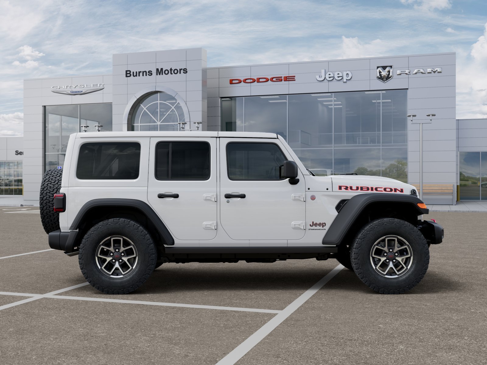 New 2026 Bright White Clearcoat Jeep Rubicon 4-Door image 47