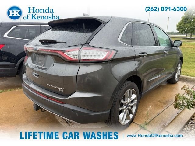 Used 2017 Ford Edge Titanium with VIN 2FMPK4K84HBC53556 for sale in Bristol, WI