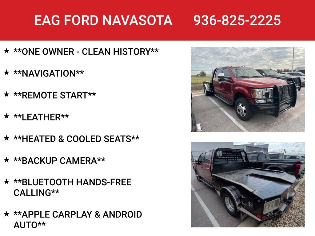 Used 2021 Rapid Red Metallic Tinted Clearcoat Ford Lariat image 4