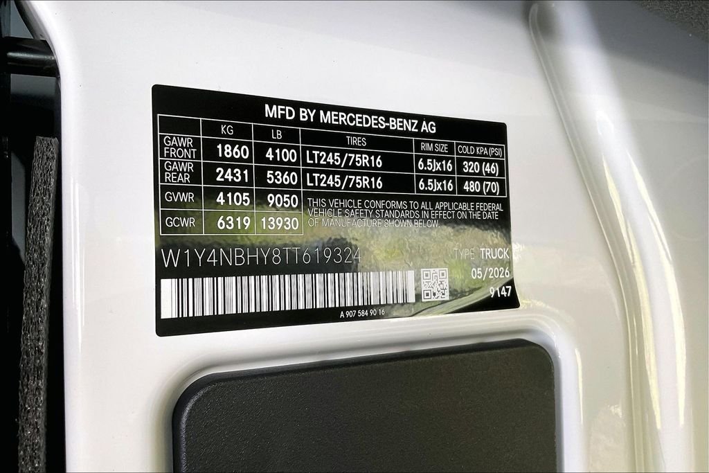 New 2026 Arctic White Mercedes-Benz Cargo 144 WB image 11