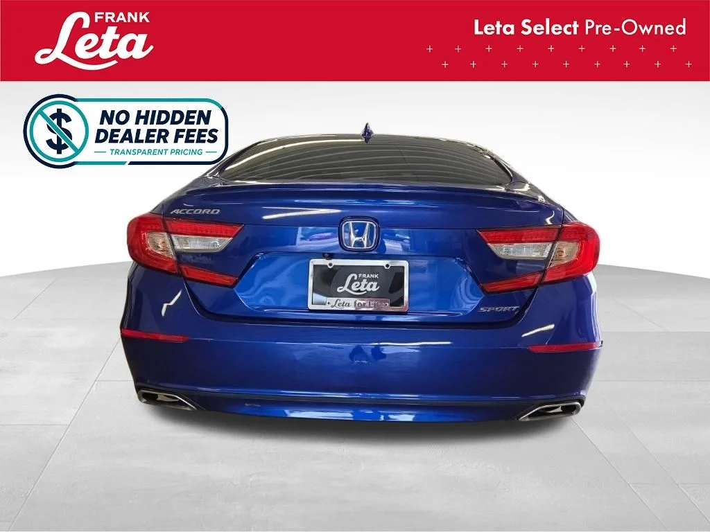 Certified Used 2018 Blue Honda Sport image 5
