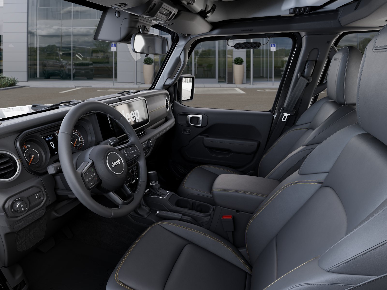 New 2026 Granite Crystal Metallic Clearcoat Jeep Sahara image 48