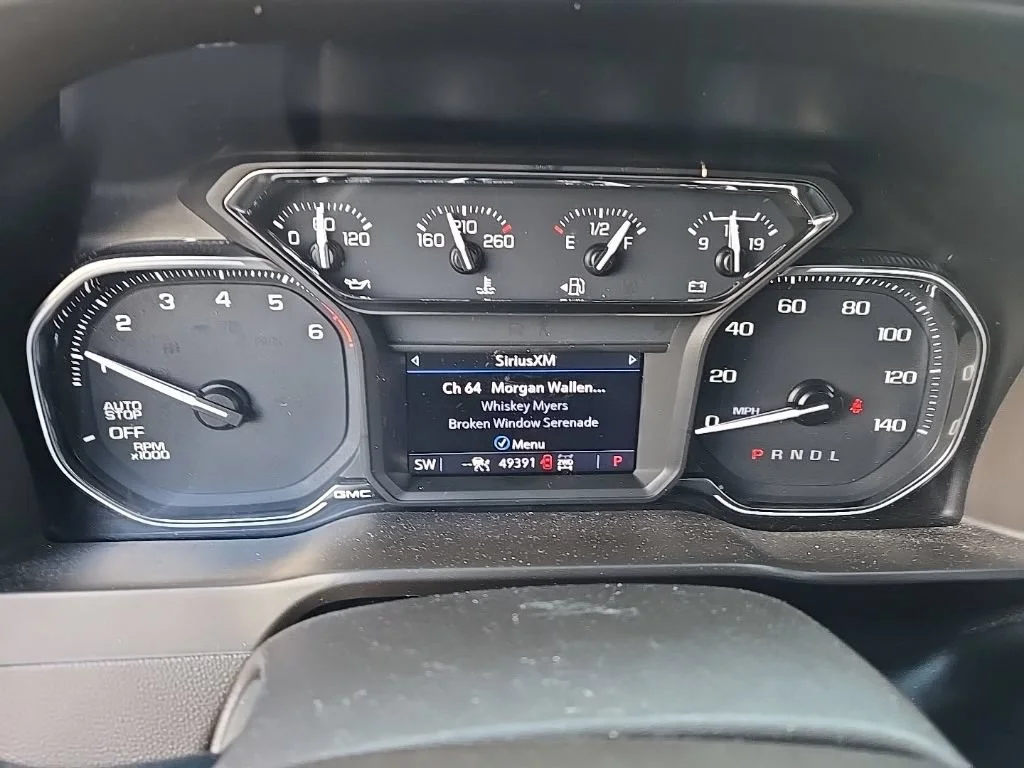 Used 2021 ONYX BLACK GMC SLT image 2