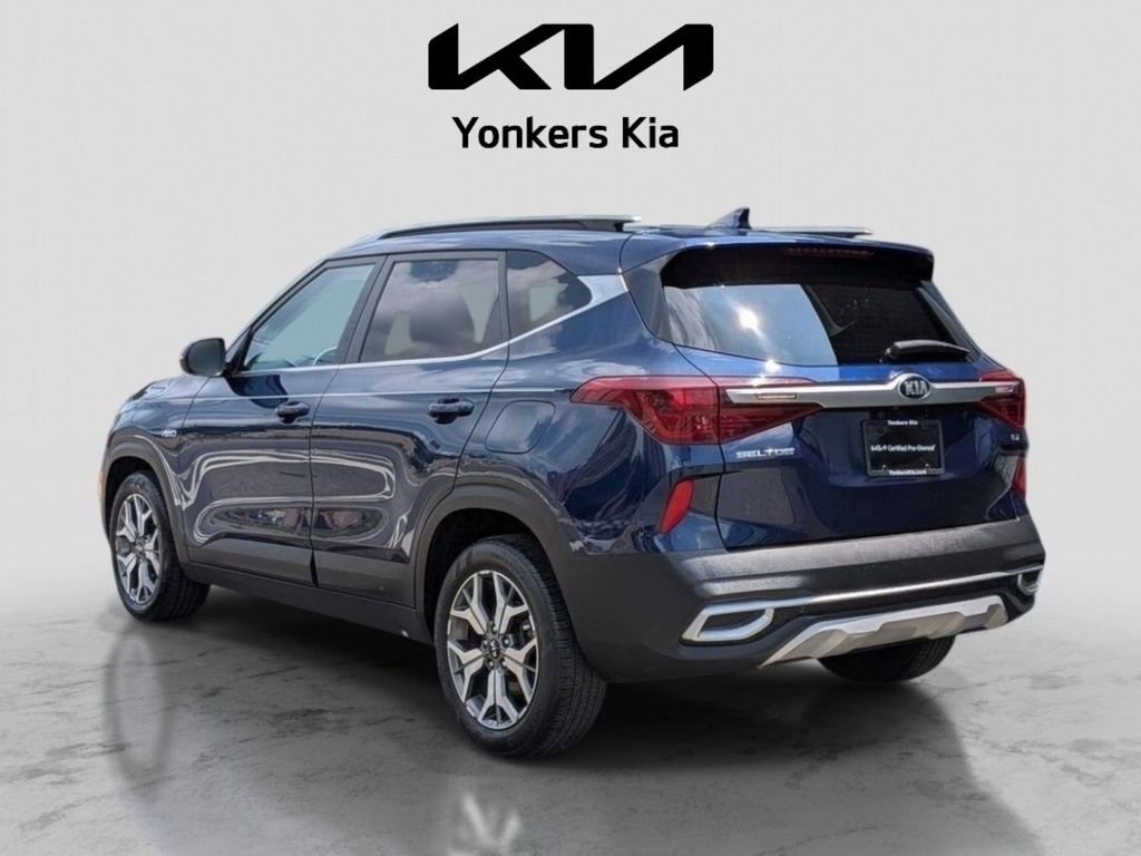 Used 2021 Blue Kia EX image 9