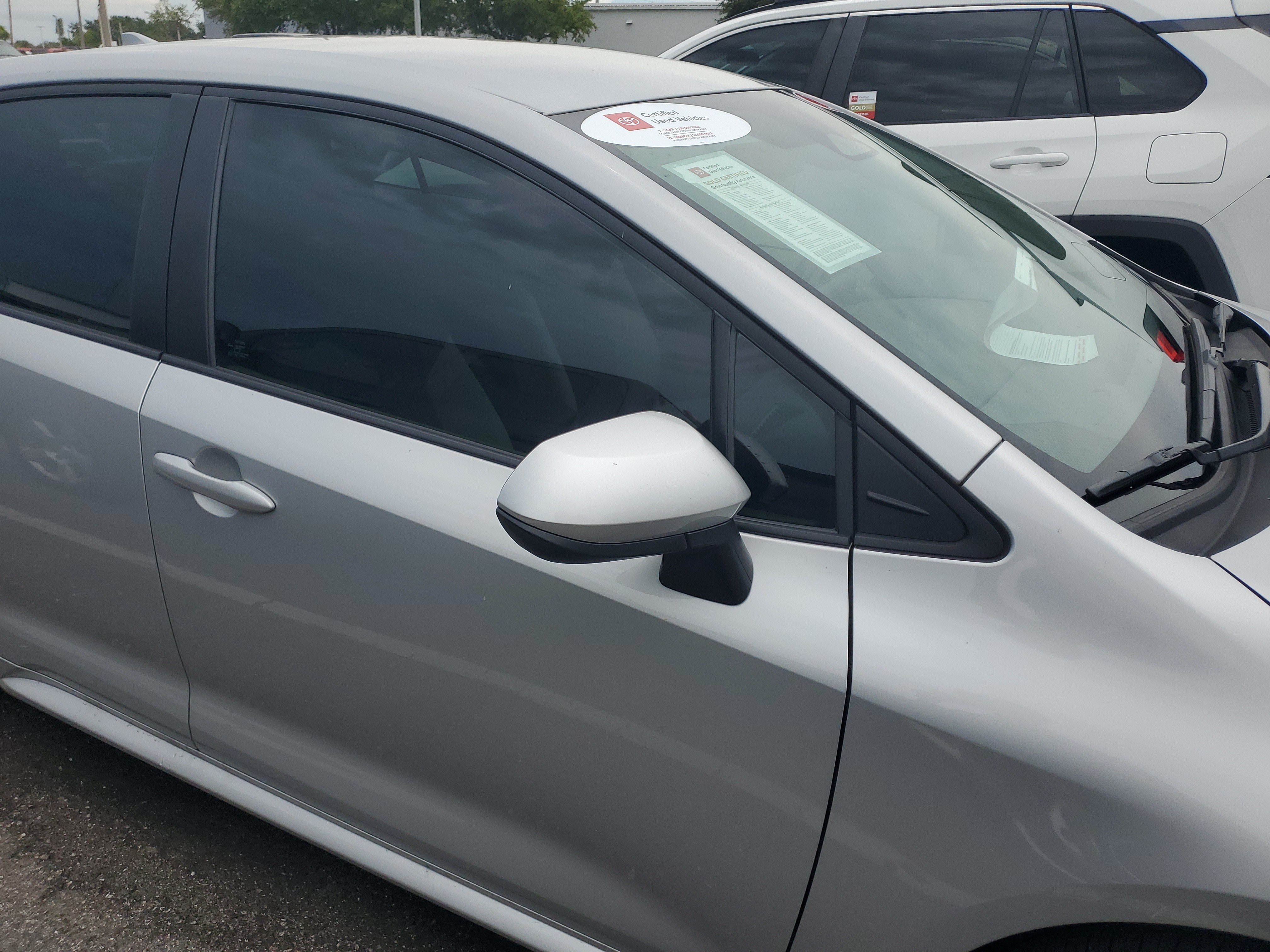 Used 2023 Classic Silver Metallic Toyota LE image 3