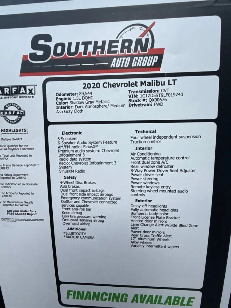 Used 2020 Gray Chevrolet LT image 11
