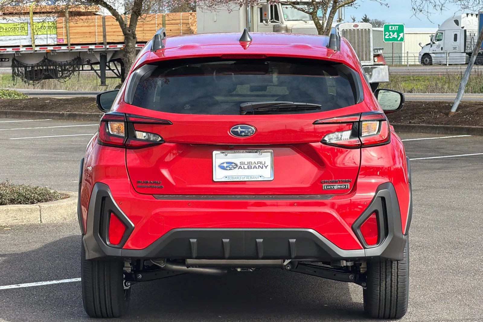 New 2026 PURE RED Subaru Limited Hybrid image 5