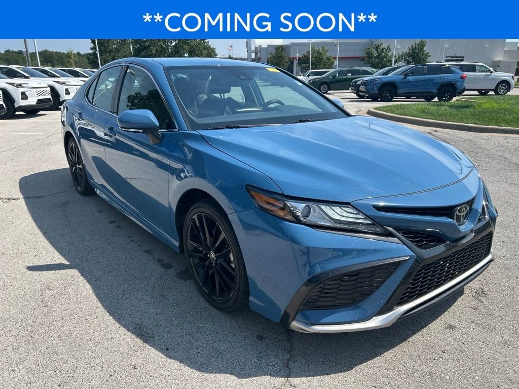 Used 2024 Blue Toyota XSE image 3