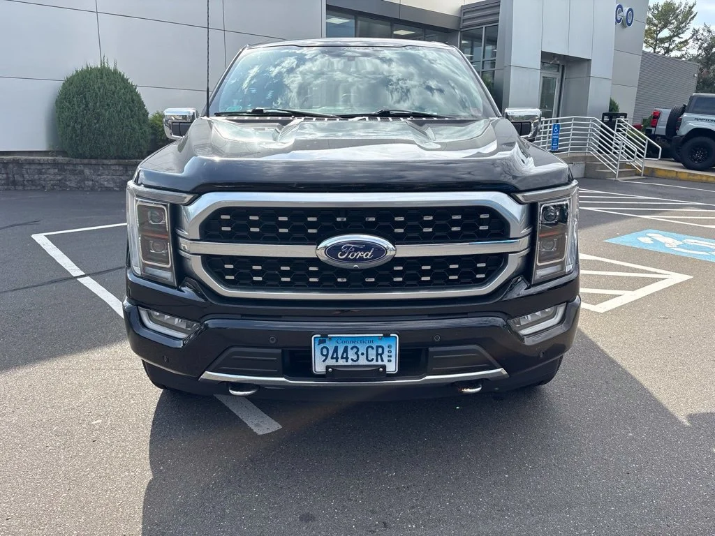 Used 2022 Black Metallic Ford Platinum image 2