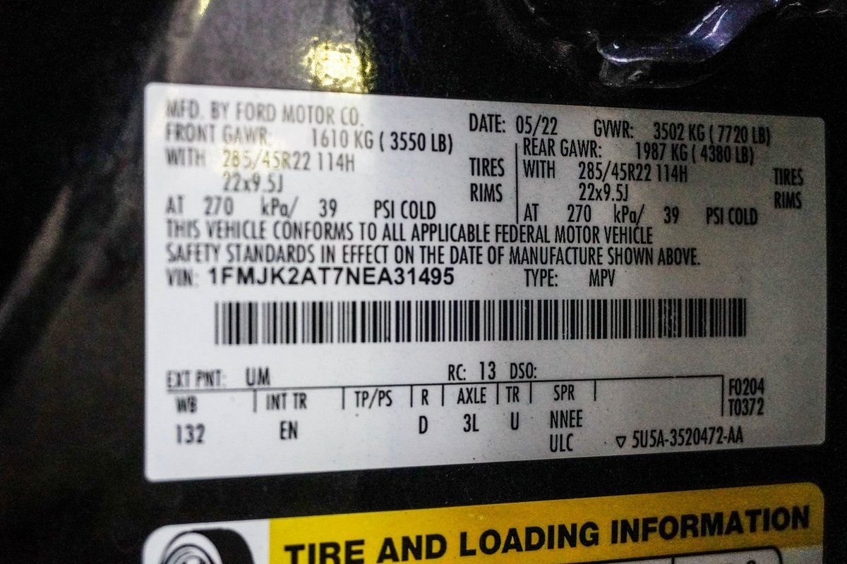 Used 2022 Black Ford Limited image 32