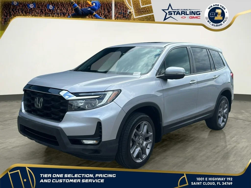 Used 2023 Silver Honda AWD EX-L image 1