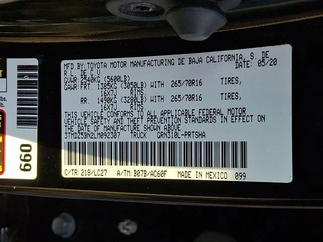 Used 2020 Black Toyota TRD Off-Road image 28