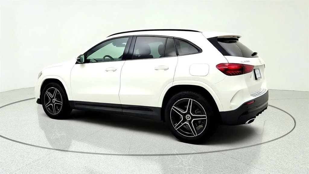 Used 2025 Polar White Mercedes-Benz GLA 250 4MATIC SUV w/ AMG® Night Pkg & Burmester Audio image 7