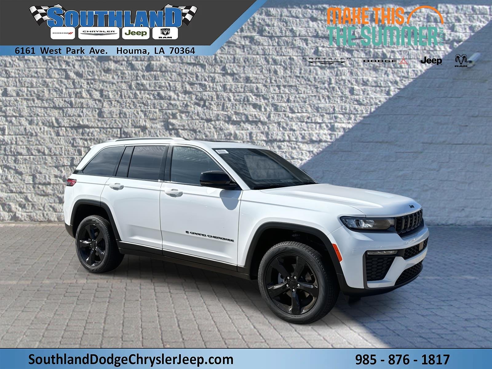 New 2026 Bright White Clear-Coat Exterior Paint Jeep Limited image 1