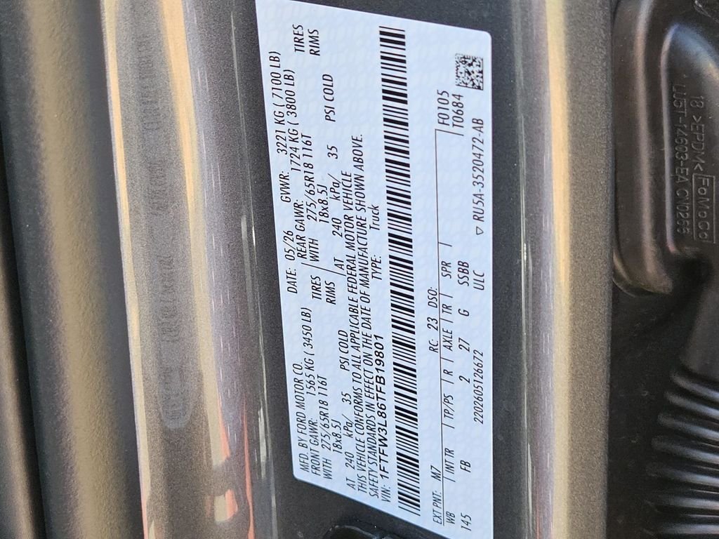 New 2026 Carbonized Gray Metallic Ford XLT image 47