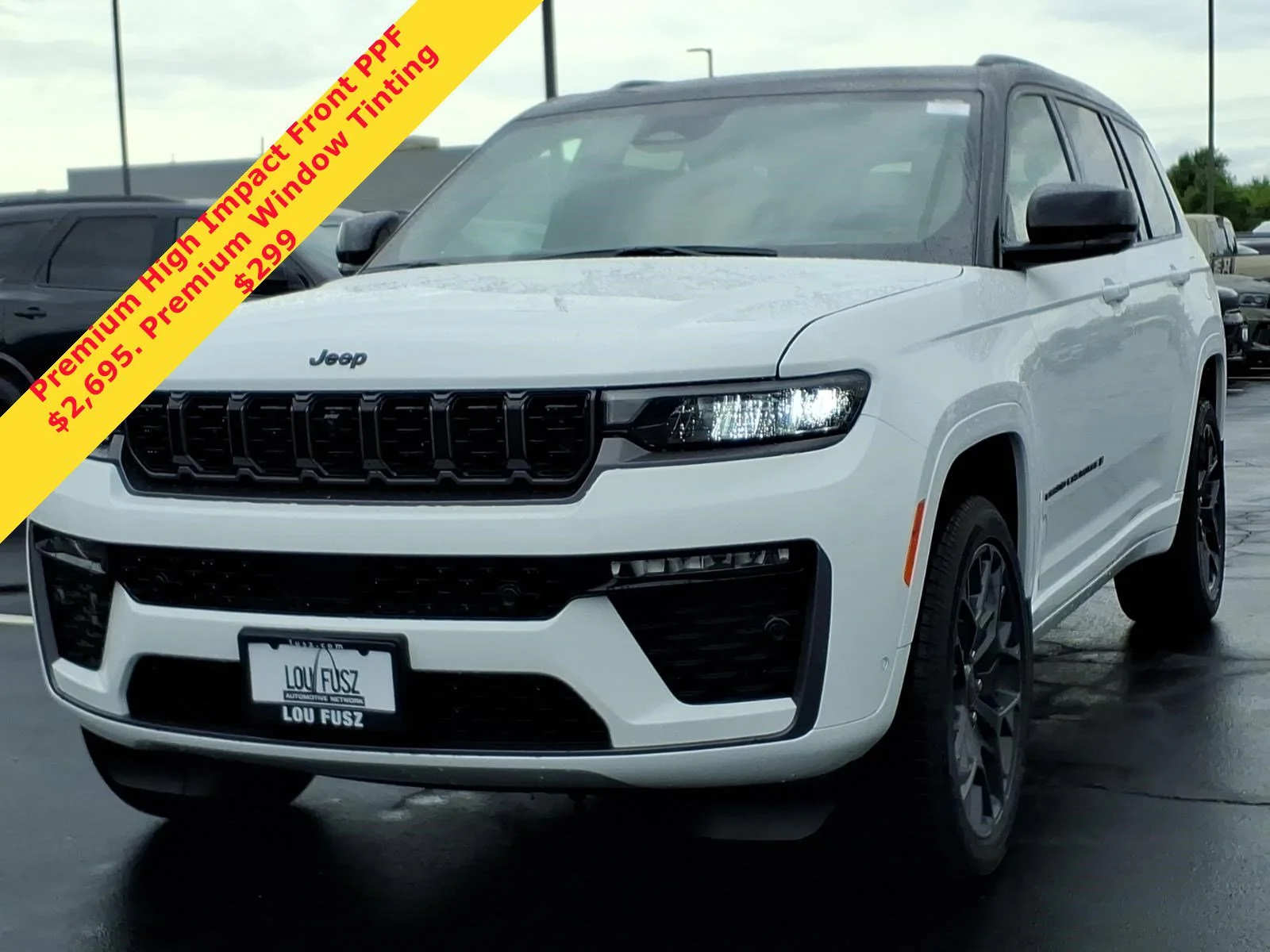 New 2026 Bright White Clear-Coat Exterior Paint Jeep Summit image 2