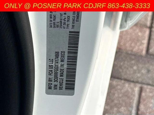 New 2026 Bright White Clear-Coat Exterior Paint RAM TRADESMAN image 30