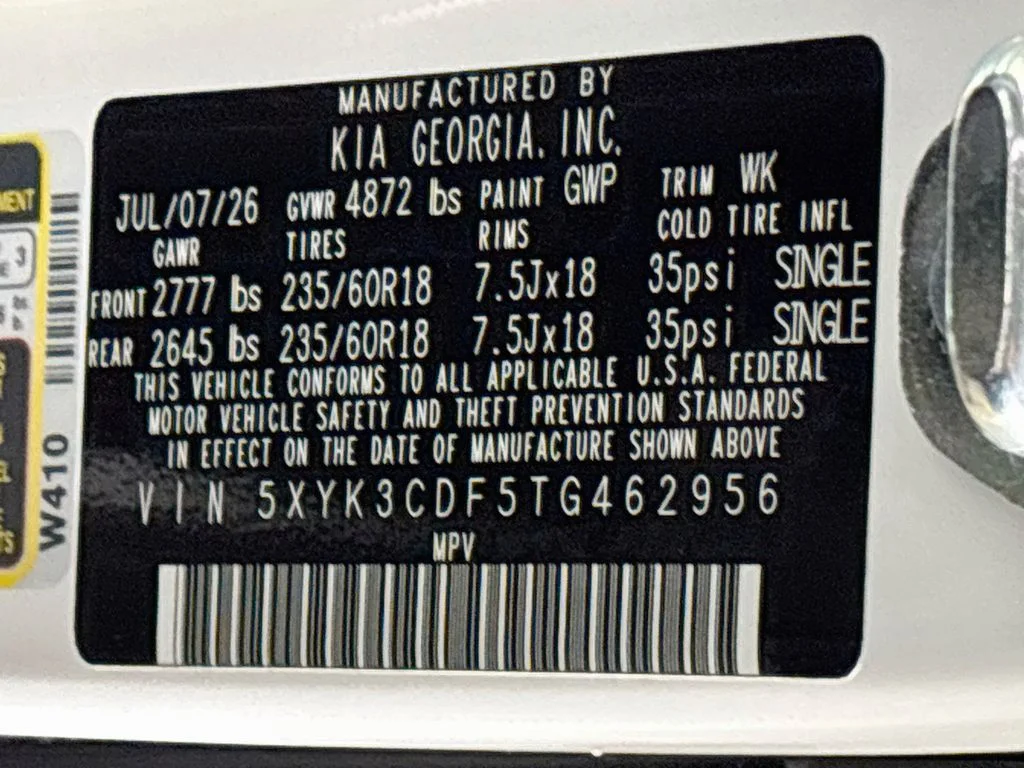 New 2026 Glacial White Pearl Kia EX image 24