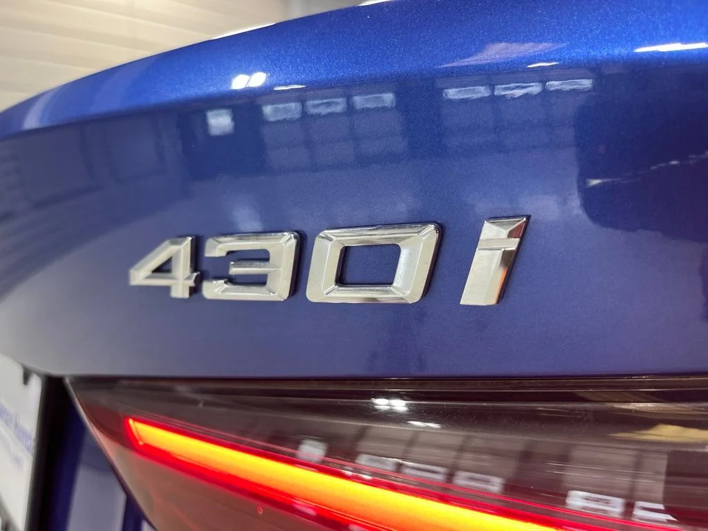 Used 2021 Blue Metallic BMW 430i image 32