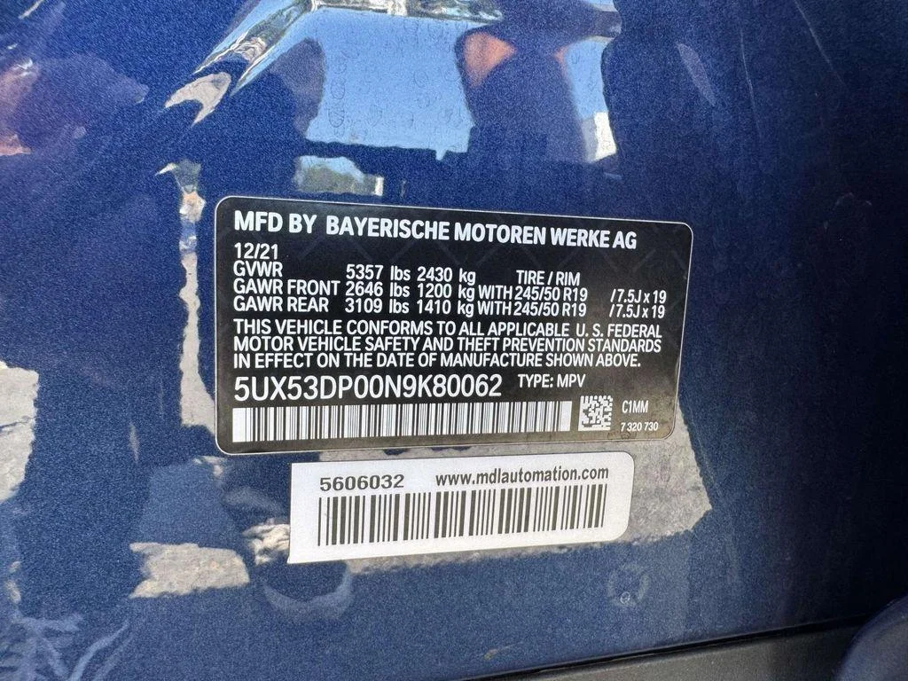 Used 2022 Phytonic Blue Metallic BMW xDrive30i image 22