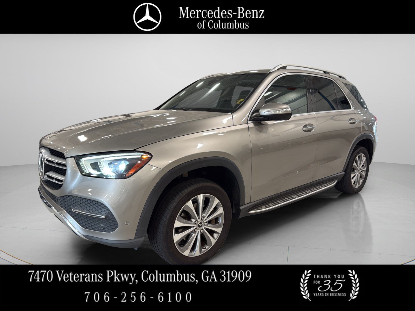 Certified Used 2020 Mojave Silver Metallic Mercedes-Benz GLE 350 image 1