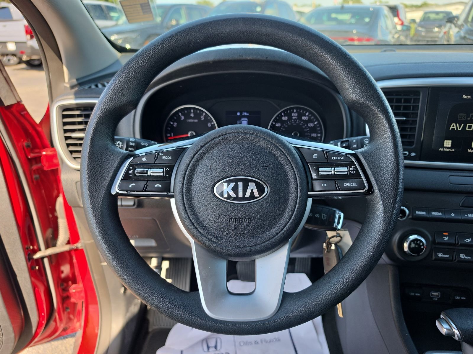 Used 2020 Red Kia LX image 22