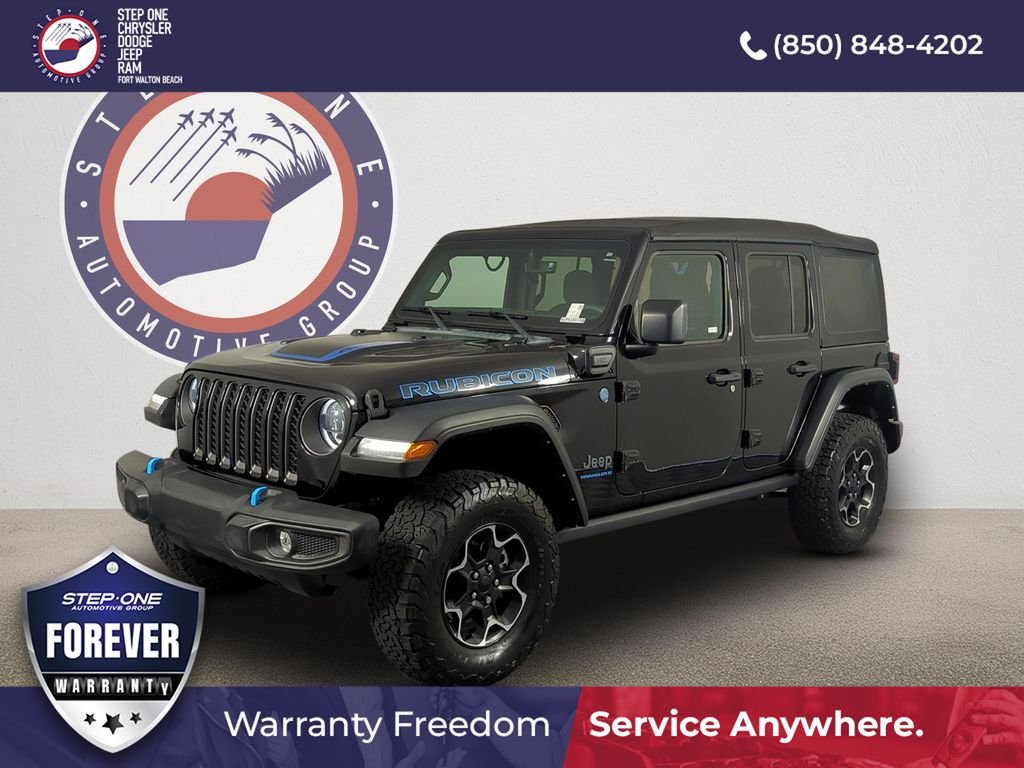Used 2023 Black Jeep Rubicon 4xe image 2