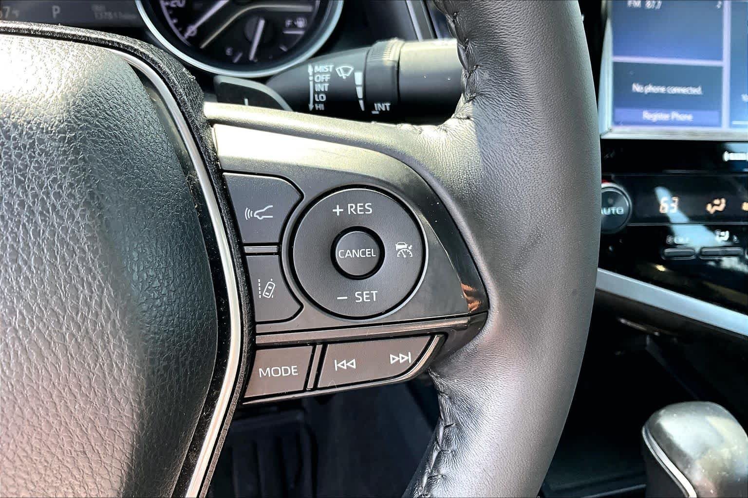 Used 2020 Blue Streak Metallic Toyota SE image 23