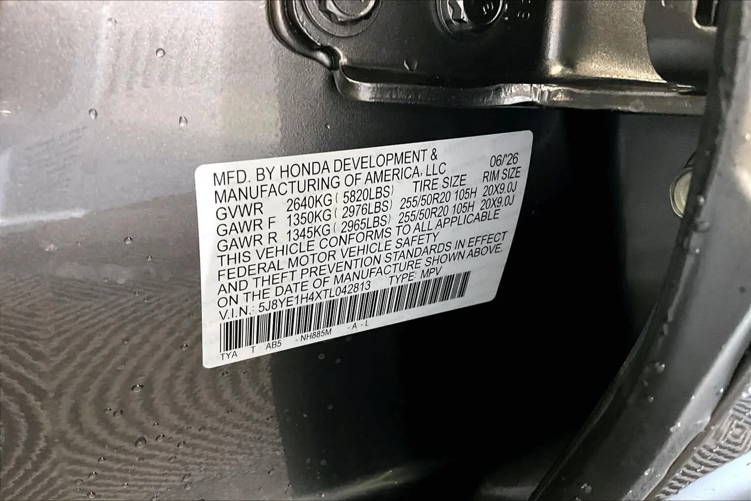 New 2026 Liquid Carbon Metallic Acura With Technology Package image 13