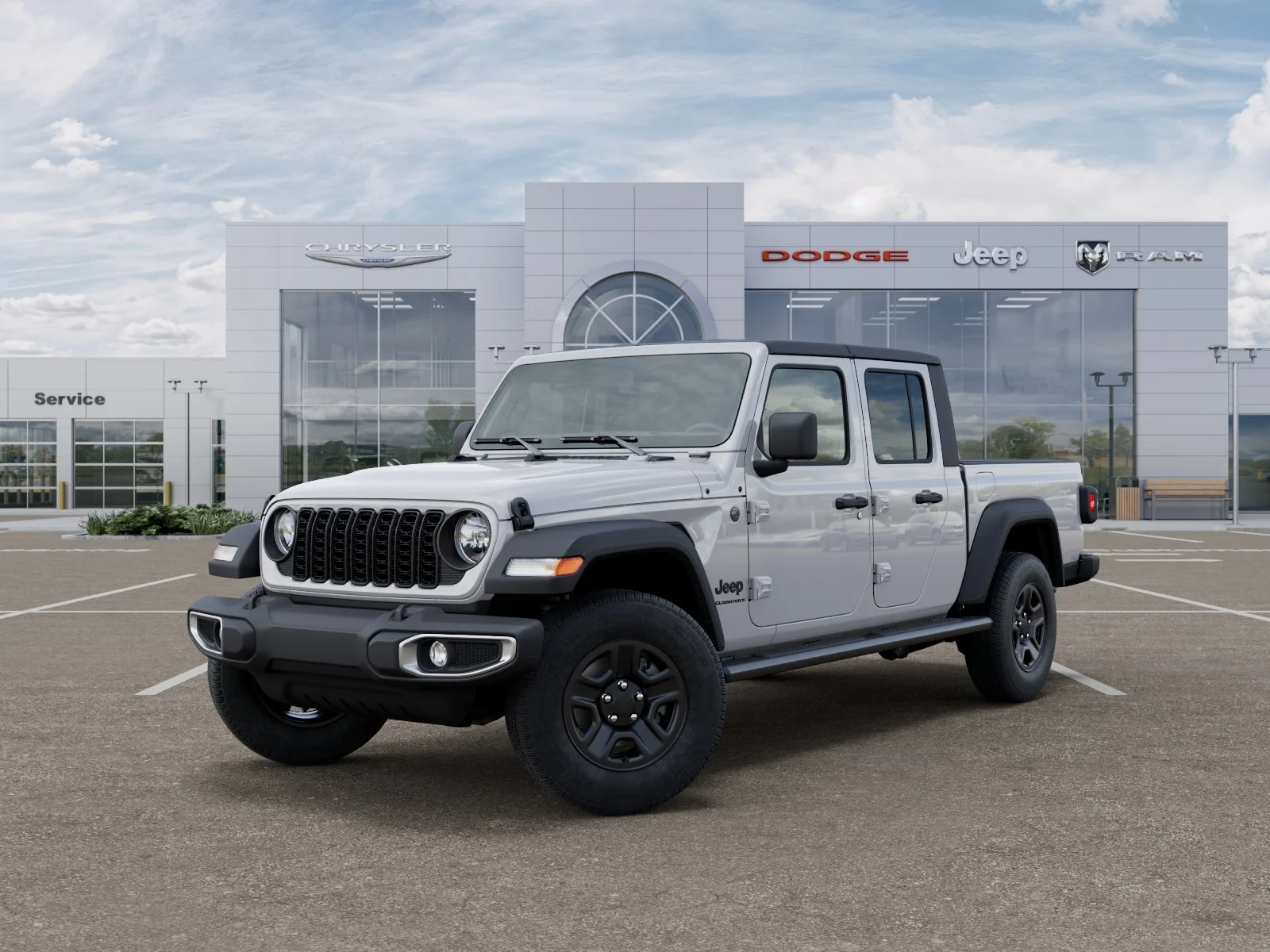 New 2026 Bright White Clear-Coat Exterior Paint Jeep Sport image 39