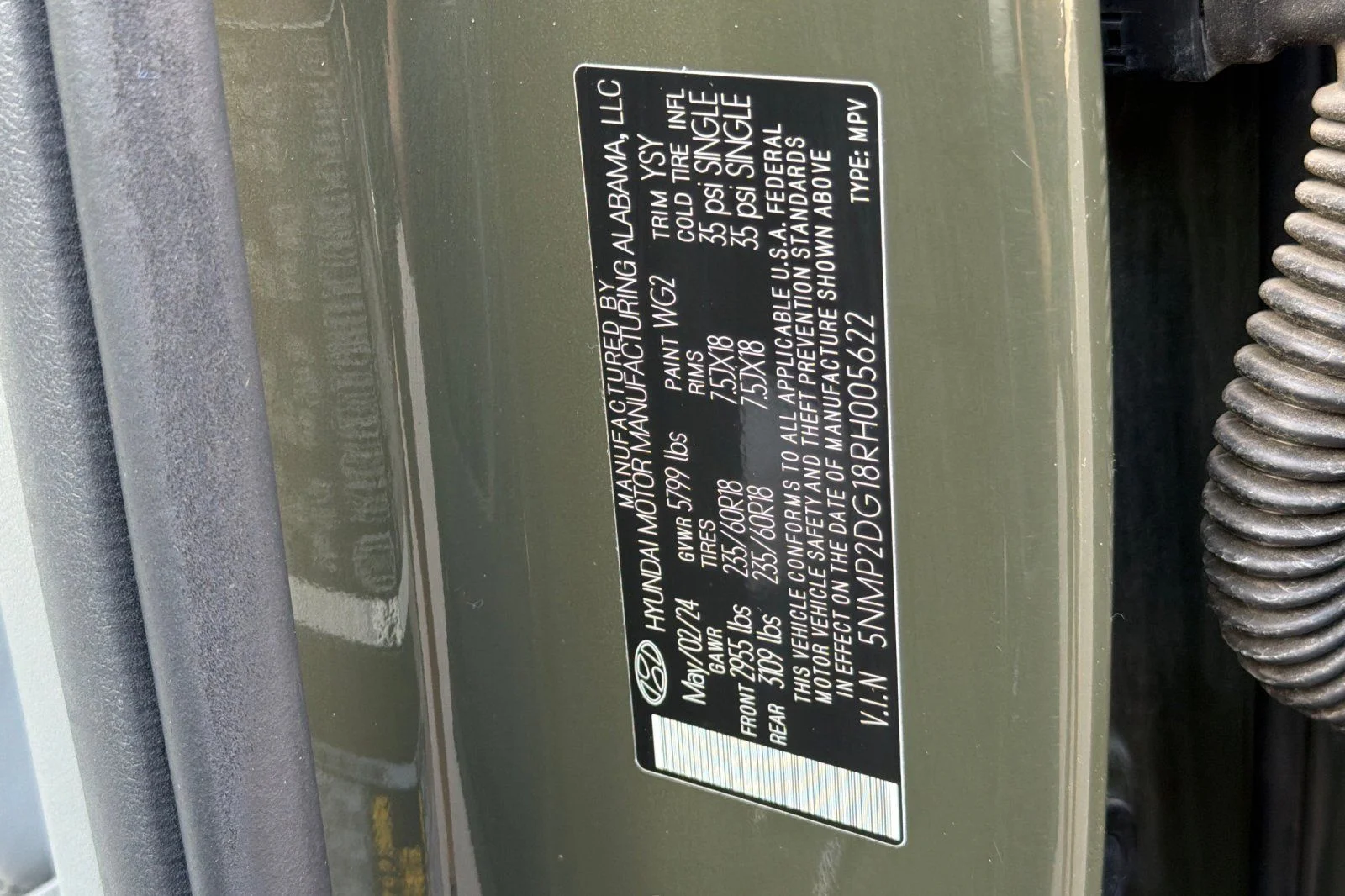 Used 2024 Green Hyundai SEL image 34