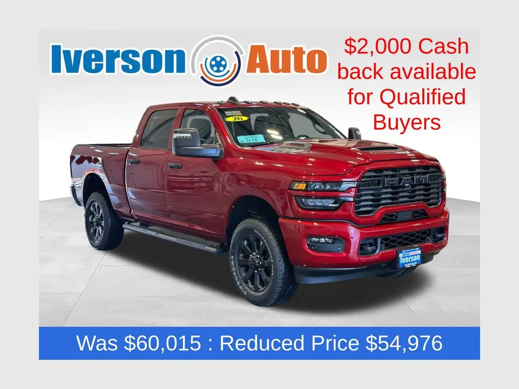 New 2026 Molten Red Pearl-Coat Exterior Paint RAM Tradesman image 1