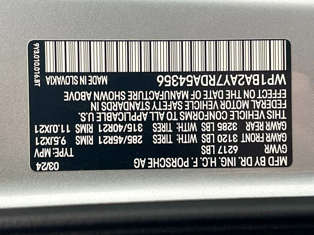 Used 2024 Silver Porsche Base image 34