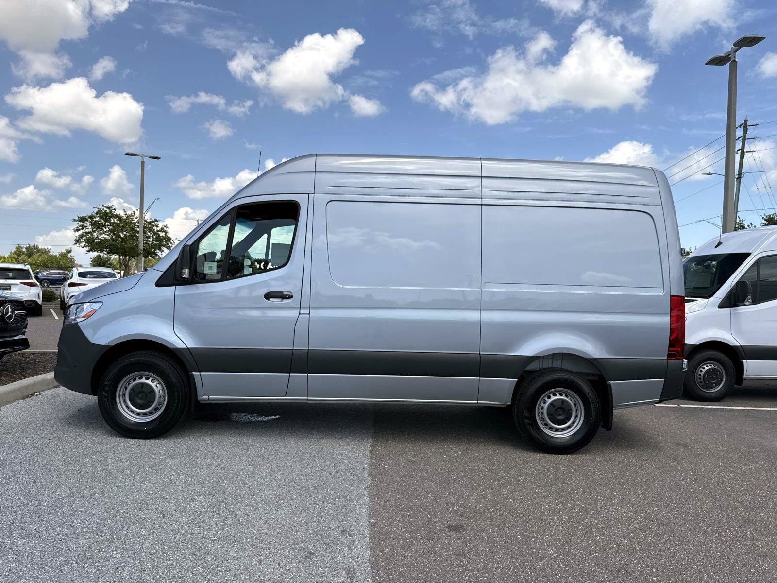 New 2026 Silver Metallic Sprinter Cargo 144 WB image 2