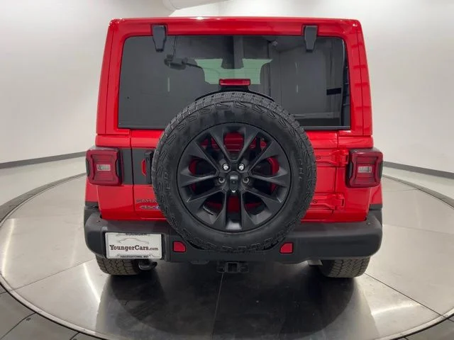 Used 2025 Red Jeep Sahara 4xe image 4