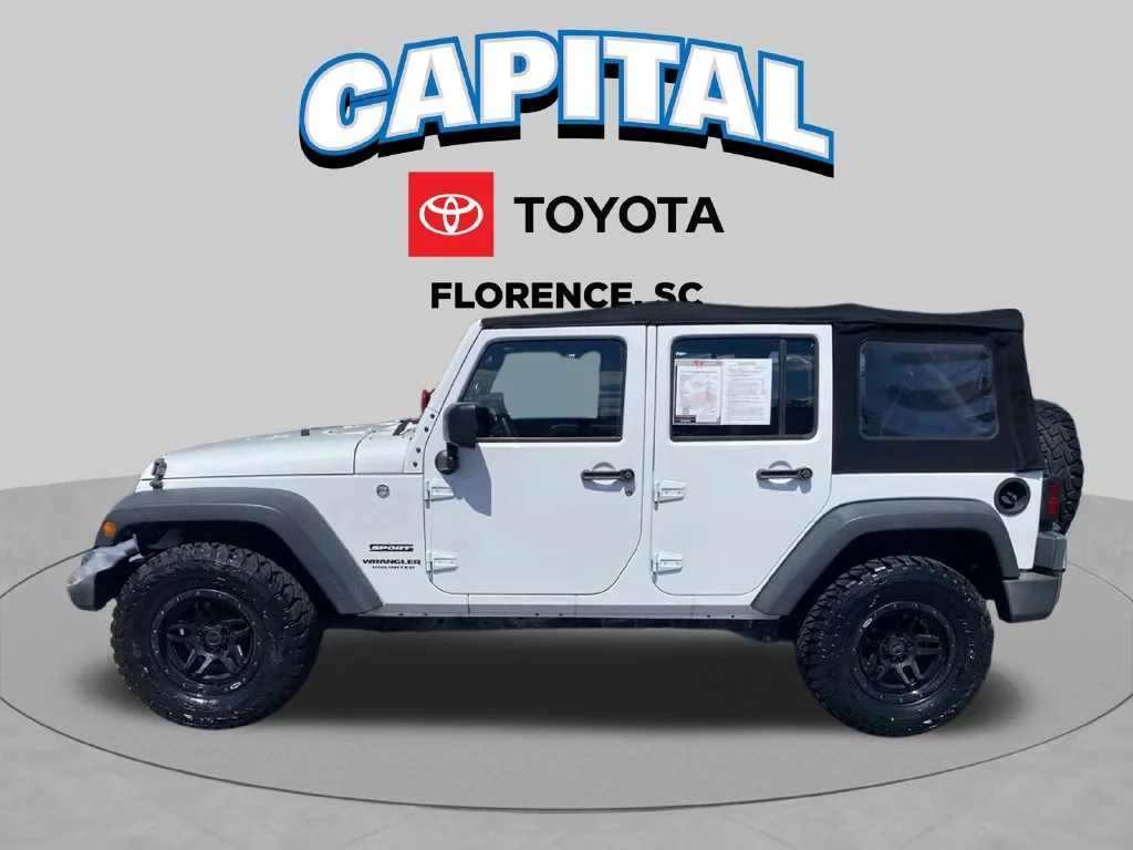 Used 2017 White Jeep Unlimited Sport image 3