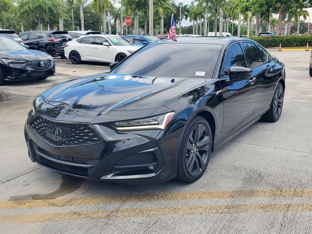 Used 2023 Black Acura A-Spec Package image 3