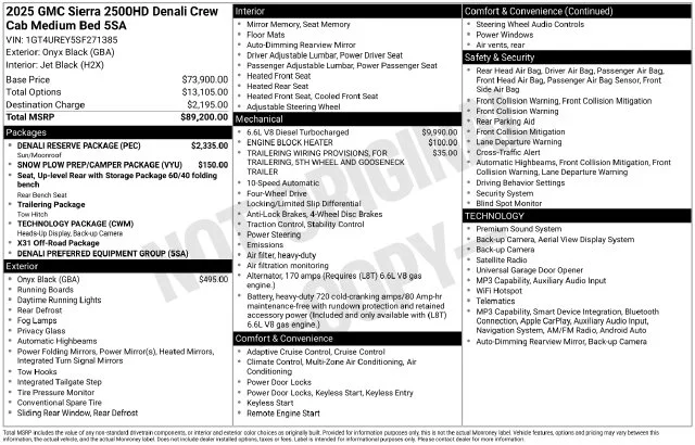 Used 2025 Black GMC Denali image 7
