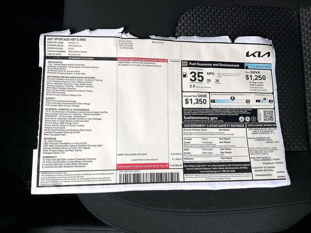 New 2027 Heritage Blue Kia S image 17