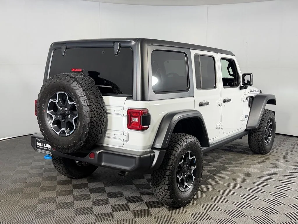 Certified Used 2023 White Jeep Rubicon 4xe image 4