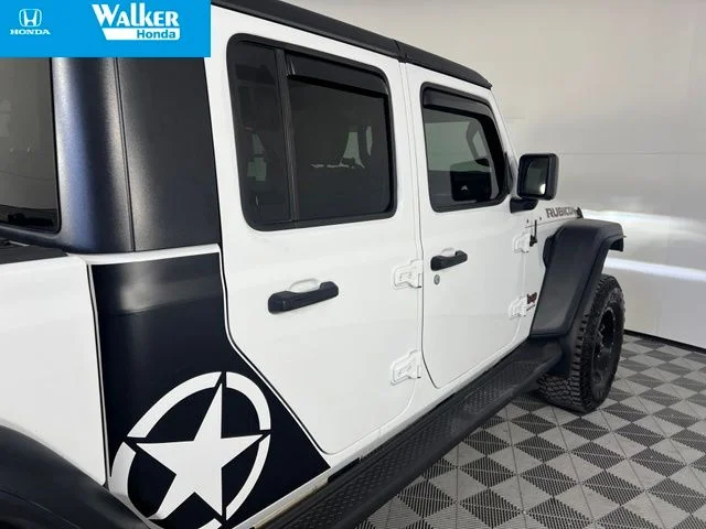 Used 2021 Bright White Clearcoat Jeep Rubicon image 11