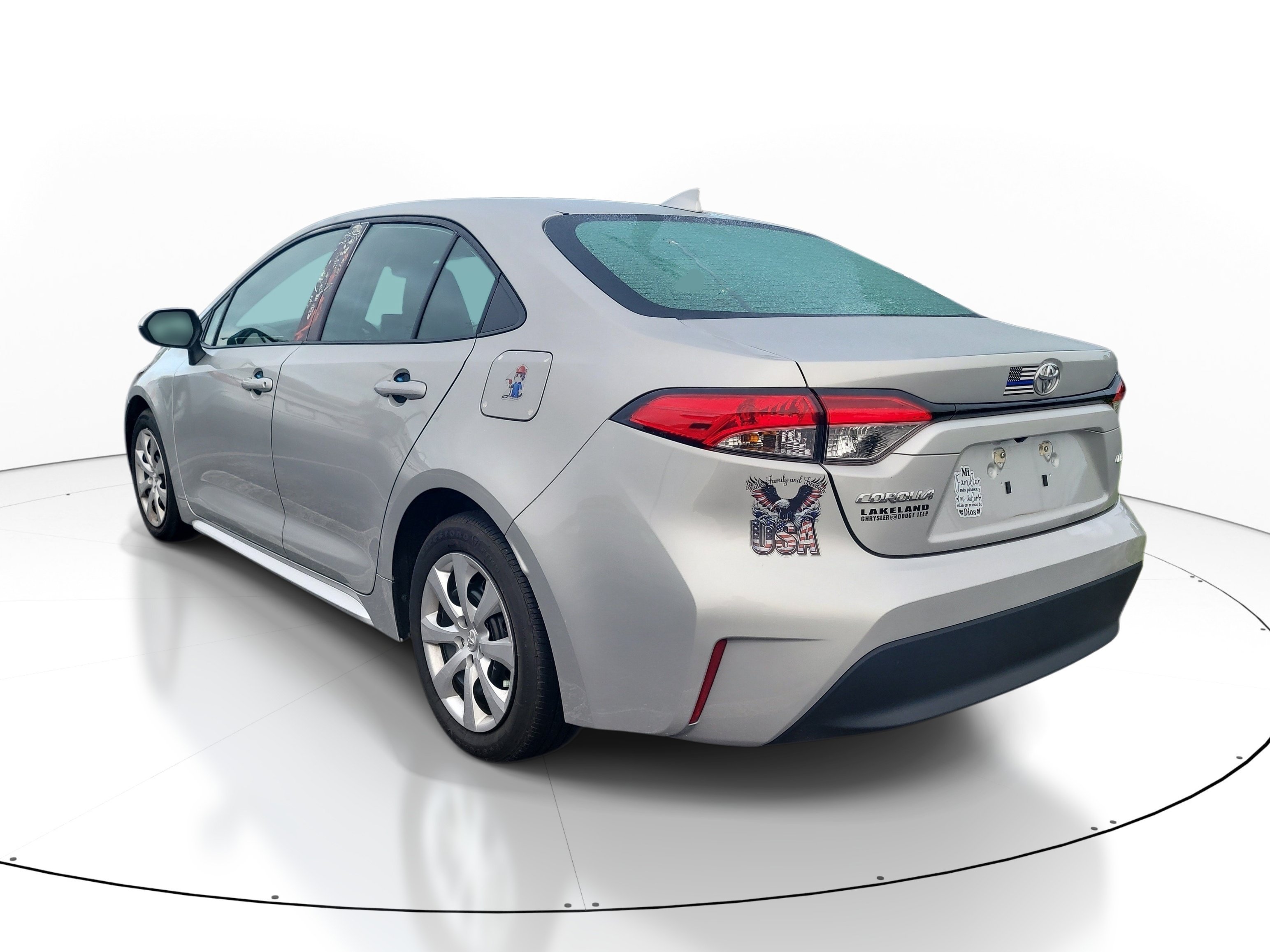 Used 2024 Classic Silver Metallic Toyota LE image 4
